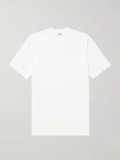 Zimmerli Sea Island Cotton-jersey T-shirt In White
