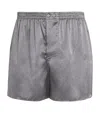 Zimmerli Silk Boxers In Gray