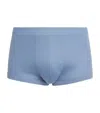 Zimmerli Stretch-cotton Boxer Briefs In Blue