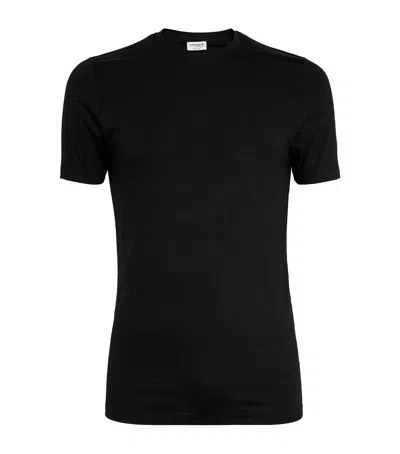 Zimmerli Stretch-modal Pureness T-shirt In Black