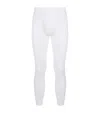 Zimmerli Wool And Silk Long Johns In Ivory
