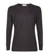 Zimmerli Wool And Silk Long-sleeved Top In Grey