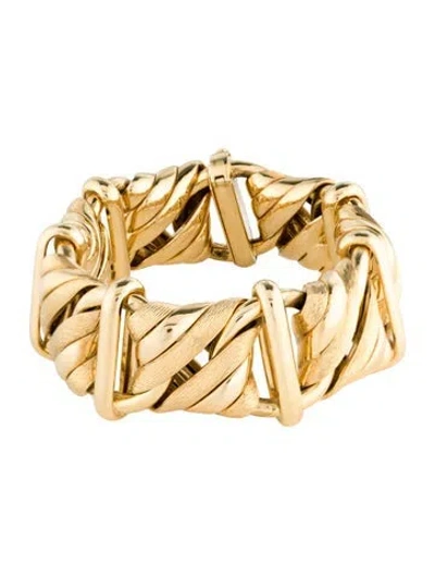 Pre-owned Zimmermann 18k Link Bracelet, 7" In Multicolor