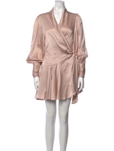Pre-owned Zimmermann 2021 Mini Dress In Pink