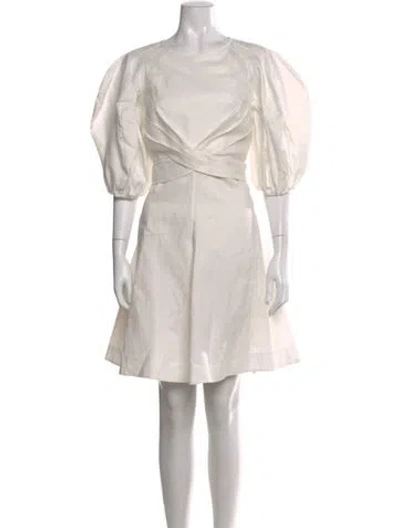 Pre-owned Zimmermann 2022 Knee-length Dress In Neutral