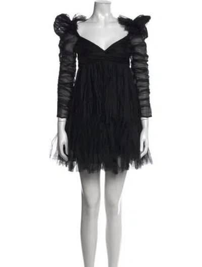 Pre-owned Zimmermann 2022 Mini Dress In Black