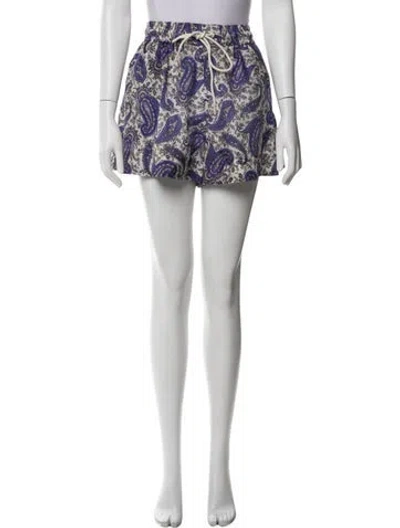 Pre-owned Zimmermann 2022 Mini Shorts In Blue