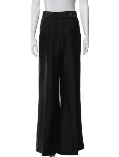 Pre-owned Zimmermann 2022 Wide Leg Pants In Black