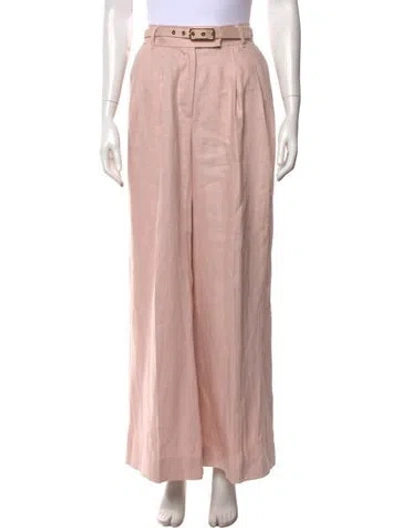 Pre-owned Zimmermann 2022 Wide Leg Pants In Pink
