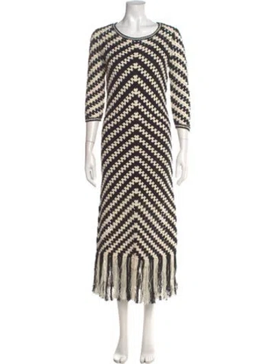 Pre-owned Zimmermann 2023 Midi Length Dress W/ Tags In Neutral