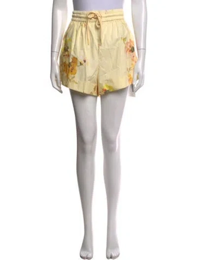 Pre-owned Zimmermann 2023 Mini Shorts W/ Tags In Multicolor
