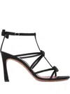 Zimmermann 85mm Bow-embellished T-bar Sandals In Black