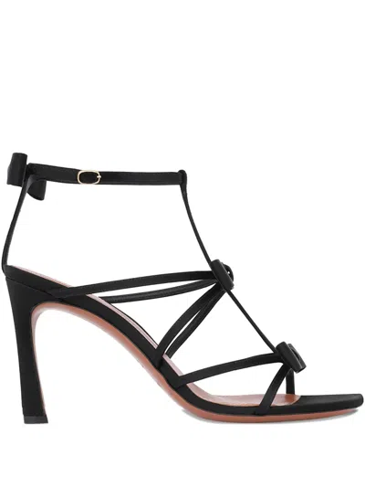 Zimmermann 85mm Bow-embellished T-bar Sandals