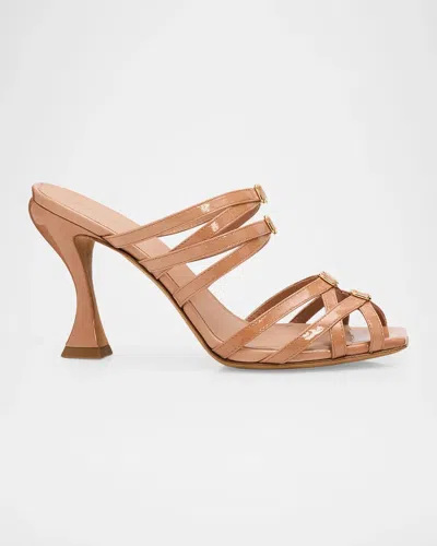 Zimmermann 85mm Solstice Patent Leather Mules In Multi