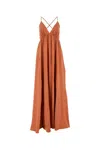 Zimmermann Dark Pink Silk Long Dress