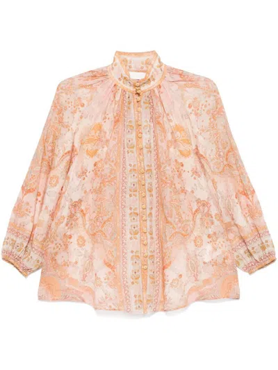 ZIMMERMANN ZIMMERMANN ACACIA BILLOW BLOUSE CLOTHING 