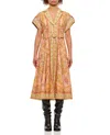 Zimmermann Acacia Belted Linen Shirt Dress In Multicolor