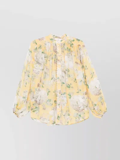 ZIMMERMANN ACACIA FLORAL PRINT BLOUSE