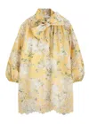 Zimmermann Natura Billow Blouse Citrus Garden Print In Multi Floral