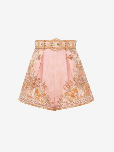 Zimmermann Acacia Linen Shorts