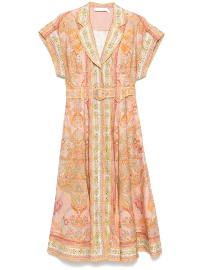 ZIMMERMANN ACACIA MIDI DRESS