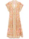 Zimmermann Acacia Belted Linen Shirt Dress