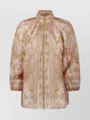 Shop Zimmermann Acacia Print Billow Blouse