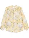 Zimmermann Blouse With Floral Pattern In Multi