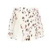 Zimmermann Acacia Relaxed Shorts Watercolour Leopard In White