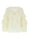 Zimmermann 'acacia Ruffle' Blouse In Yellow