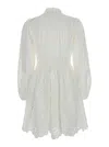 Zimmermann Acacia Broderie Mini Dress Ivory