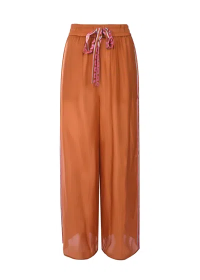 Zimmermann Acadian Relaxed Pant Rust In Brown