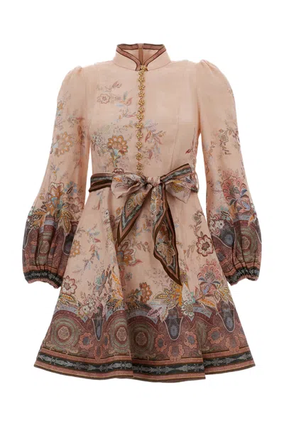 ZIMMERMANN ALCHEMY BUTTON MINI DRESS