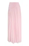 Zimmermann Alchemy Gathered Maxi Skirt In Pink