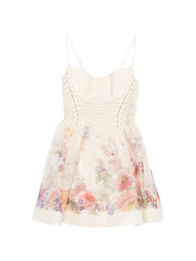 Zimmermann Alchemy Mini Dress In Pink
