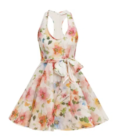 Zimmermann Alchemy Racer Flared Dress In Multi