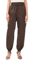 Zimmermann Drawstring Elasticated-cuff Track Pants In Brown