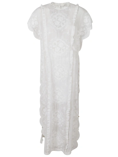 off shoulder dress with long sleeves Adrianna Papell Off-shoulder Rosette Sleeve Cocktail Dress