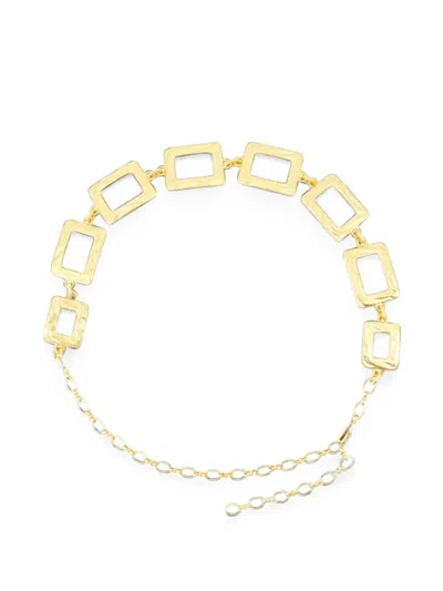 Zimmermann Alight Square-chain Belt In Gold