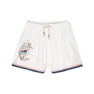 ZIMMERMANN ZIMMERMANN ALIGHT STRIPED-EDGE COTTON SHORTS