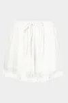 ZIMMERMANN ALIGHT TOWELING SHORTS IN IVORY