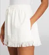 Zimmermann Alight Towelling Shorts Ivory In White