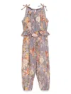 Zimmermann All-over Floral Jumpsuit In Purple