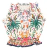 ZIMMERMANN ZIMMERMANN ALL-OVER FLORAL PRINT COTTON BLOUSE