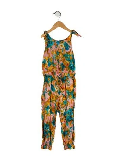 Pre-owned Zimmermann Babies' All Over Print Jumpsuit In Multi