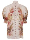 Zimmermann Ascension Printed Blouse In Multi