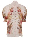 Zimmermann Ascension Printed Blouse In Multi