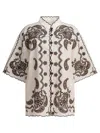 Zimmermann Ascension Embroidered Linen Shirt In Multi