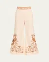 Zimmermann Ascension Printed Cotton Wide-leg Pants