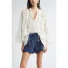 Zimmermann Ascension Lace Trim Tunic Top
